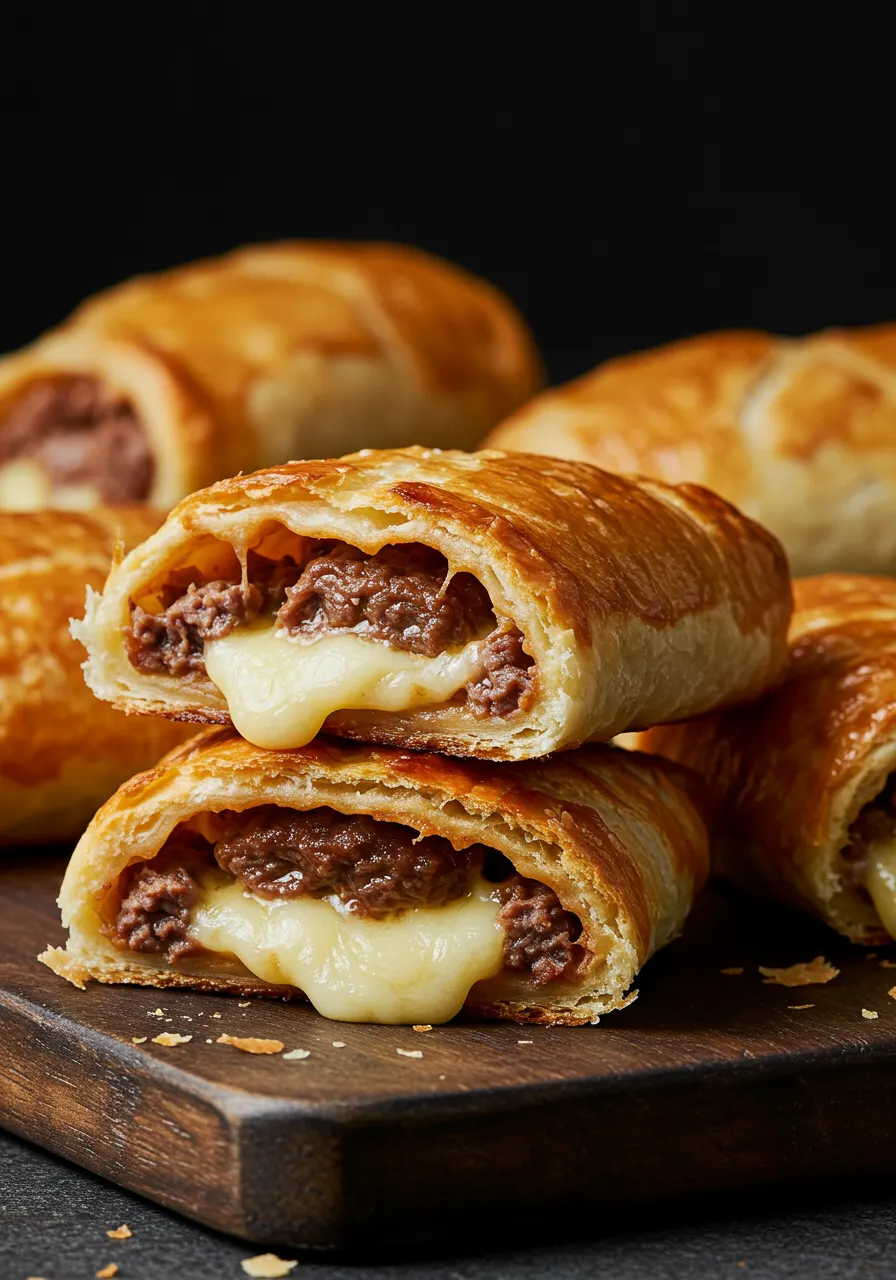 Beef and Cheese Rolls